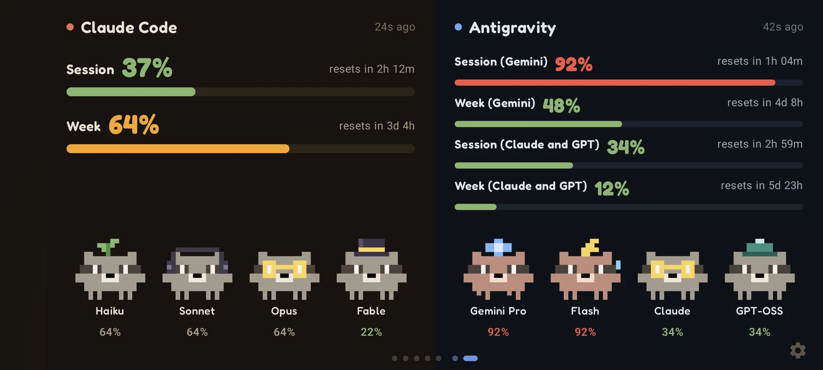 Claude Code and Antigravity side by side