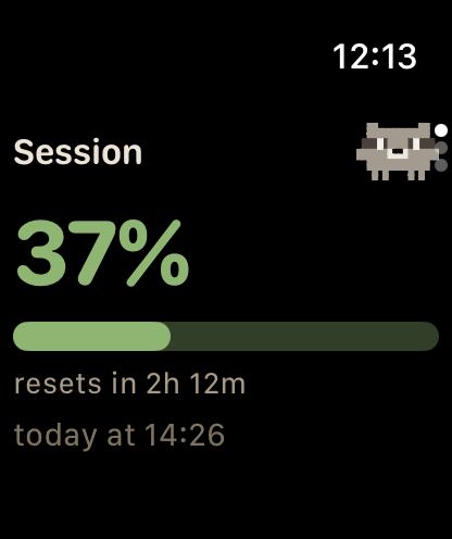 Apple Watch with the session